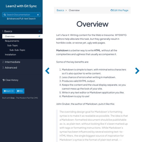 Learn2 with Git Sync Site