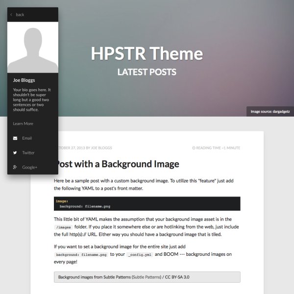HPSTR Site