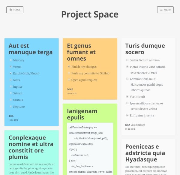 Project Space Skeleton
