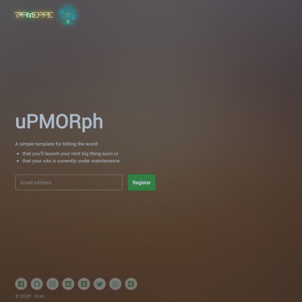 uPMORph online soon