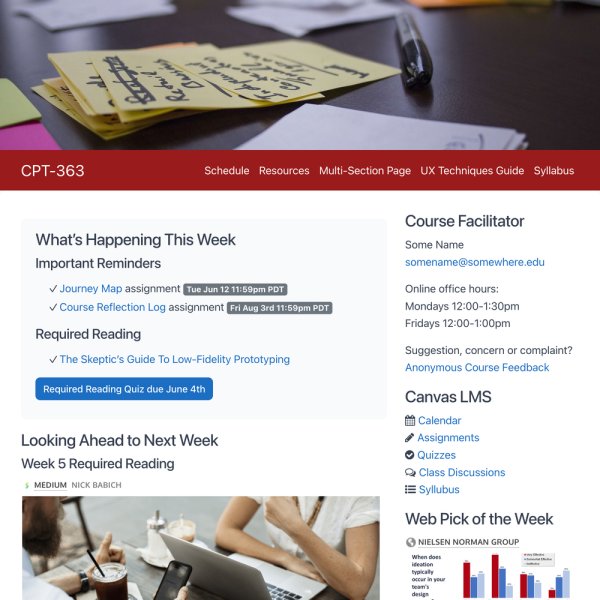 Open Course Hub Site