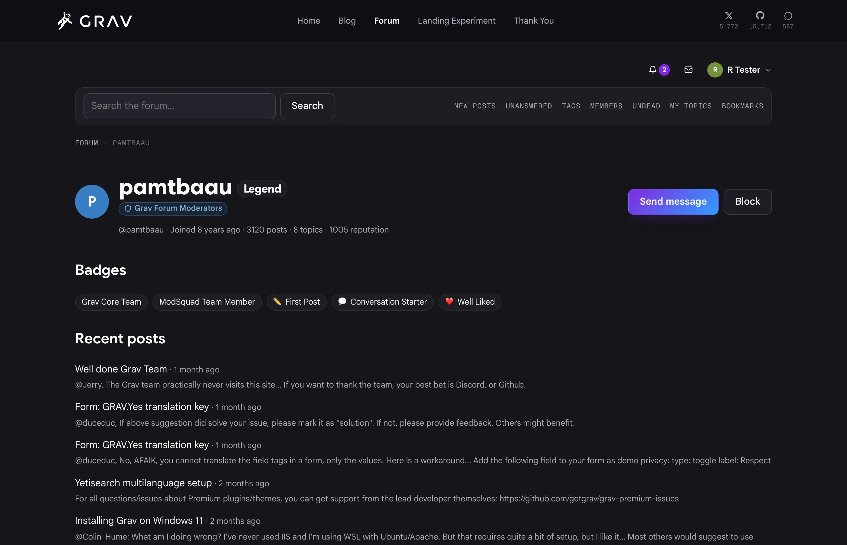 Member Profile