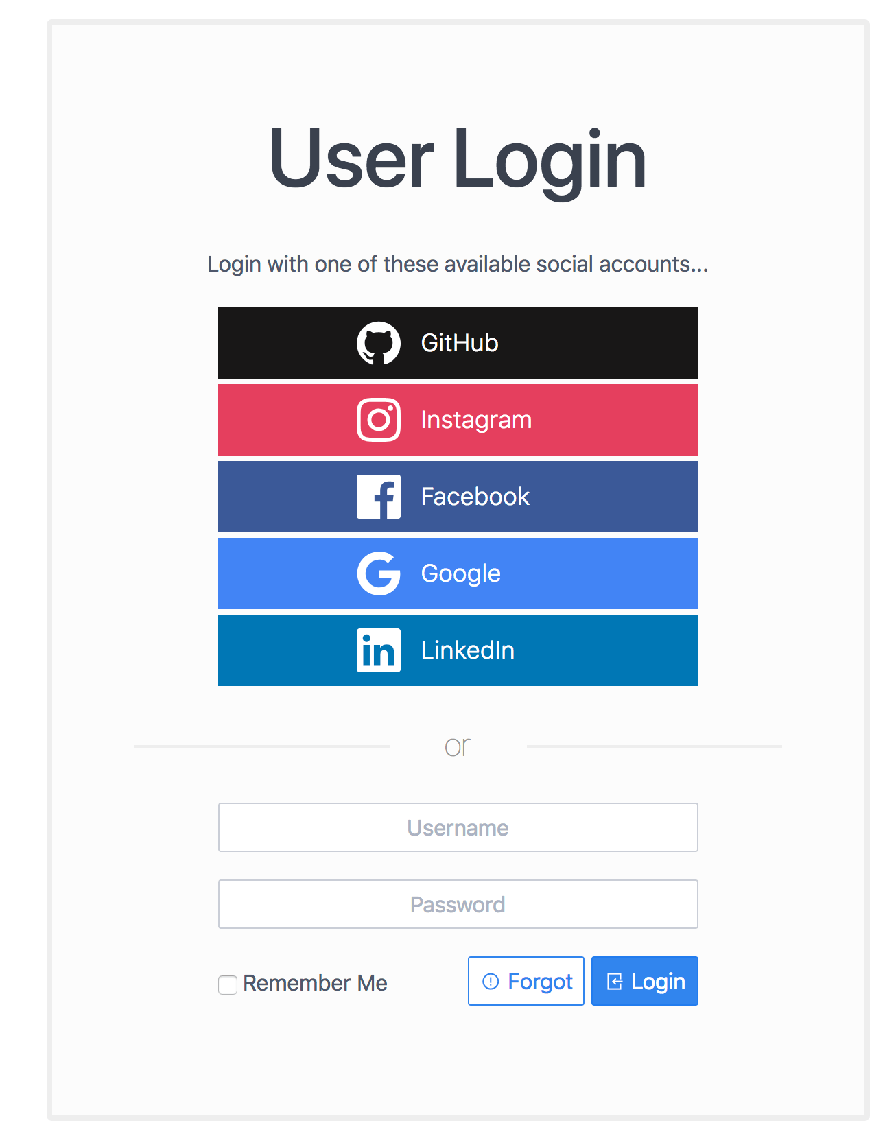OAuth2 Login